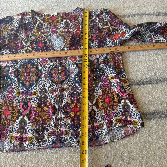 Veronica Beard Colorful Paisley Blouse - Picture 12 of 15